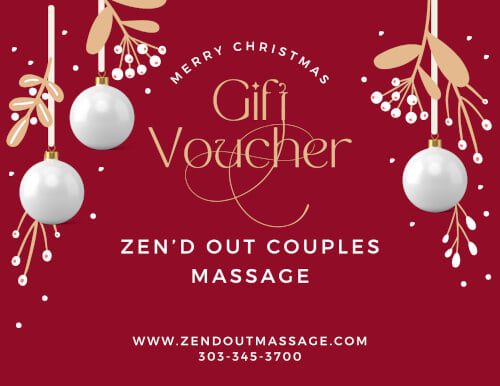 Christmas Massage Gift Card